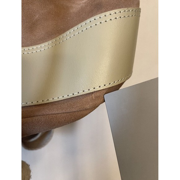 FREE PEOPLE Varsity Suede Slouchy Sling Bag - FADED PINK - Vintage Aesthetic main image 12